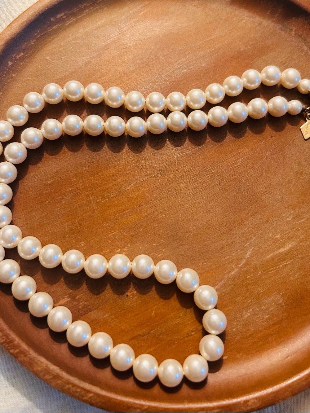 Sarah Coventry Pearled Necklace in Lustrous White